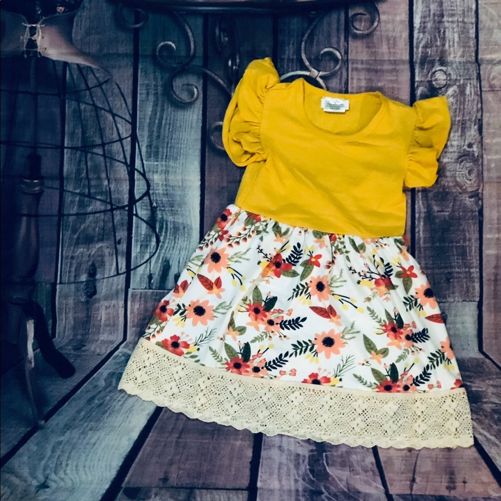 Girls cute fall dress